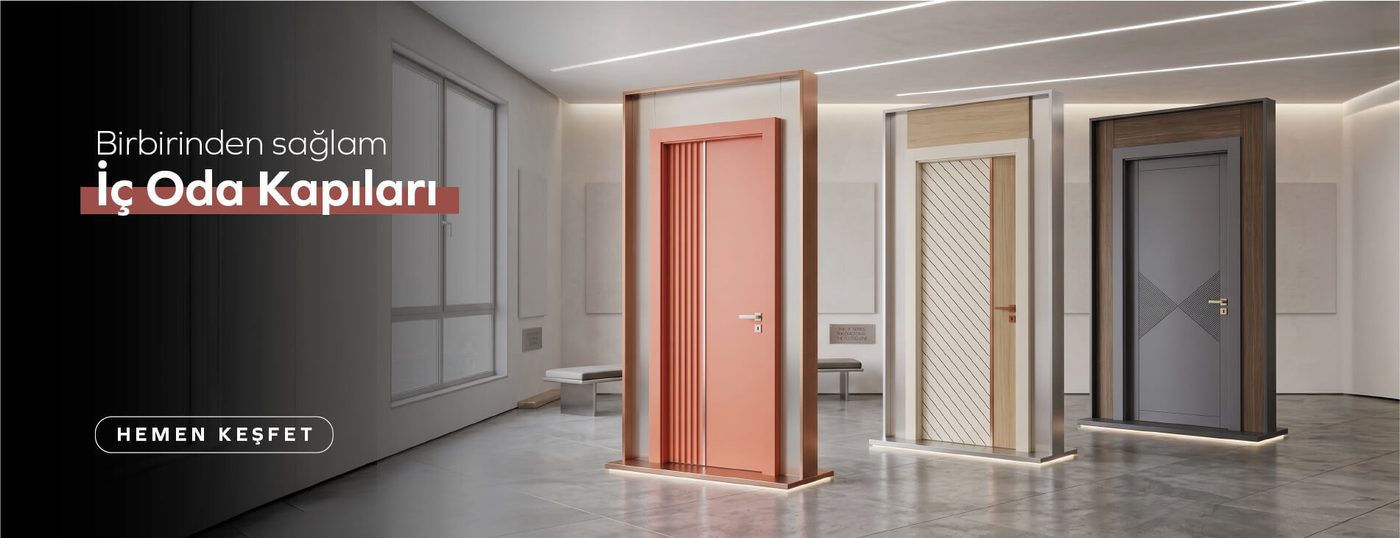 Birbirinden sağlam iç oda kapıları